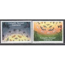 Groenlandia Correo 2014 Yvert 652/53 ** Mnh