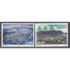 Groenlandia Correo 2018 Yvert 751/52 ** Mnh Estaciones Abandonadas