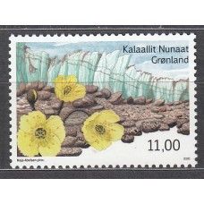 Groenlandia Correo 2020 Yvert 812 ** Mnh Flores