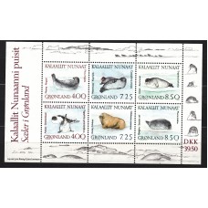 Groenlandia Hojas Yvert 3 ** Mnh Fauna Marina - Focas