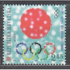 Croacia Correo 1998 Yvert 422 ** Mnh Juegos Olimpicos de Invierno - Deportes