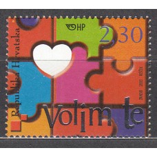Croacia Correo 2003 Yvert 600 ** Mnh San Valentín