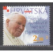 Croacia Correo 2003 Yvert 617 ** Mnh Papa Juan Pablo II