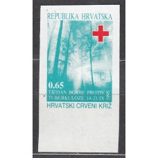 Croacia Beneficencia Yvert 43A sin dentar ** Mnh