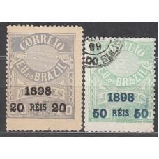 Brasil Correo 1898 Yvert 101/102 usado