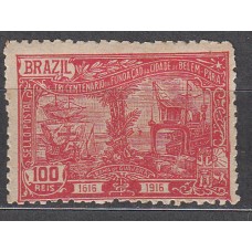 Brasil Correo 1916 Yvert 148 * Mh Barcos