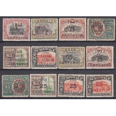 Guatemala - Correo Yvert 178/88+188a * Mh