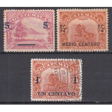 Guatemala - Correo Yvert 305/7 */o Mh/Usados