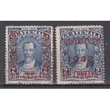 Guatemala - Correo Yvert 308/9 Usados Personajes