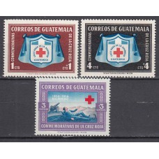 Guatemala - Correo Yvert 391/3 ** Mnh  Cruz Roja