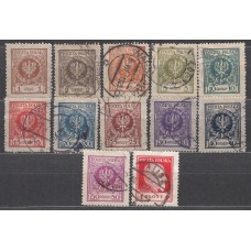 Polonia Correo 1924 Yvert 287/98 usado