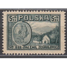 Polonia Correo 1947 Yvert 480 * Mh