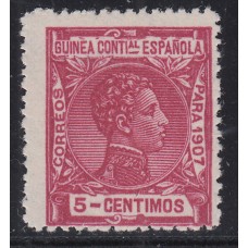 Guinea Sueltos 1907 Edifil 47 ** Mnh