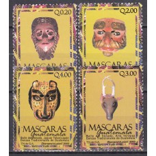 Guatemala - Correo Yvert 493/6 ** Mnh Máscaras