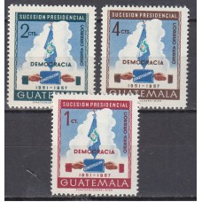 Guatemala - Aereo Yvert 186/8 ** Mnh