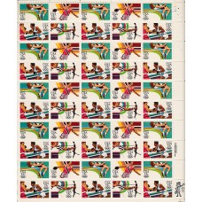 Estados Unidos - Correo 1983 Yvert 1487/90 pliego ** Mnh  Deportes