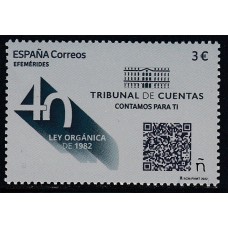 España II Centenario Correo 2022 Edifil 5620 ** Mnh  TrIbunal de Cuentas