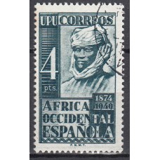 Africa Occidental Correo 1949 Edifil 1 Usado
