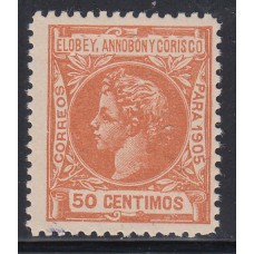 Elobey Sueltos 1905 Edifil 27 ** Mnh