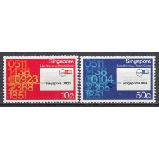 Singapur - Correo Yvert 321/2 ** Mnh