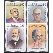 Sri-Lanka - Correo Yvert 1158/61 ** Mnh  Personajes