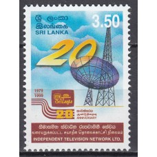 Sri-Lanka - Correo Yvert 1184 ** Mnh  Televisión