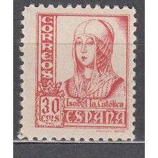 España Sueltos 1937 Edifil 823A Cid e Isabel ** Mnh
