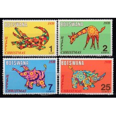 Botswana - Correo Yvert 219/22 ** Mnh  Navidad