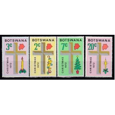 Botswana - Correo Yvert 244/7 ** Mnh  Navidad