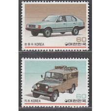 Corea del Sur Correo 1983 Yvert 1179/80 ** Mnh Coches