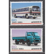 Corea del Sur Correo 1983 Yvert 1188/89 ** Mnh Coches