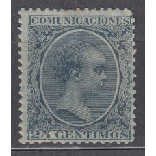 España Sueltos 1889 Edifil 221 * Mh  Normal