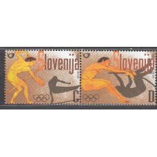 Eslovenia Correo 2004 Yvert 434/5 ** Mnh Juegos Olimpicos de Verano Atenas - Deportes