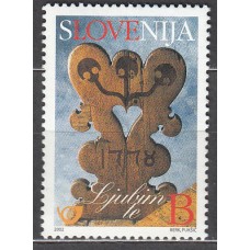 Eslovenia Correo 2002 Yvert 350 ** Mnh Sello Amor