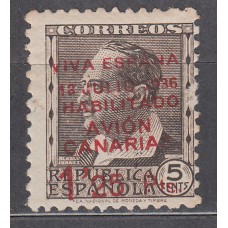 Canarias Correo 1936 Edifil 6 ** Mnh