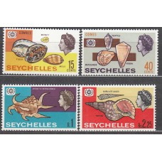 Seychelles Correo Yvert 229/32 ** Mnh Fauna