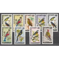 Haiti Correo 1969 Yvert 629/33+A.403/6 ** Mnh Fauna - Aves