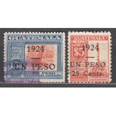 Guatemala Correo Yvert 204/5 usado