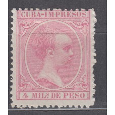 Cuba Sueltos 1894 Edifil 134 * Mh