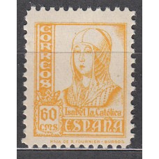 España Sueltos 1937 Edifil 826 ** Mnh Cid e Isabel