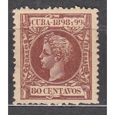 Cuba Sueltos 1898 Edifil 171 ** Mnh
