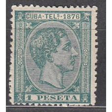 Cuba Sueltos Telegrafos Edifil 35 (*) Mng