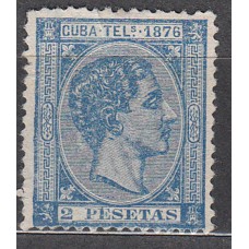 Cuba Sueltos Telegrafos Edifil 36 (*) Mng  Bonito