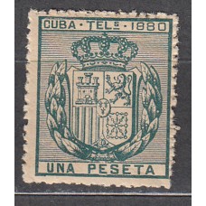 Cuba Sueltos Telegrafos Edifil 49 ** Mnh