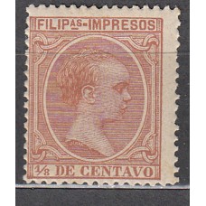 Filipinas Sueltos 1894 Edifil 108 * Mh