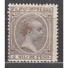 Filipinas Sueltos 1896 Edifil 118 * Mh