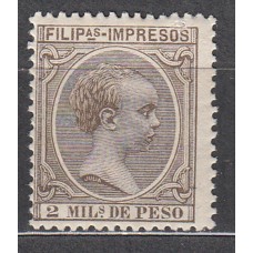 Filipinas Sueltos 1896 Edifil 118 * Mh