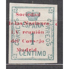 España Sueltos 1929 Edifil 455 * Mh Sociedad de Naciones