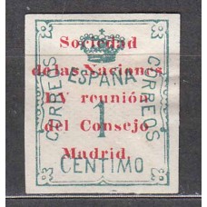 España Sueltos 1929 Edifil 455 * Mh Sociedad de Naciones