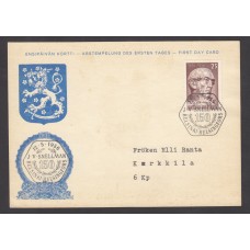 Finlandia Tarjetas Maximas Yvert 438 - Matasello Helsinki 1956